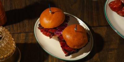 Carolina Pork Sliders at White Oaks Saloon