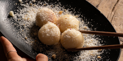 White Chocolate Dumplings at David’s