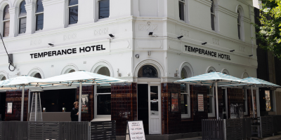 Irish Coffee at The Temperance Hotel